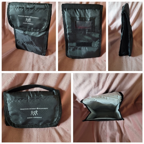 Texas State University Drawstring Bag, Lunchbag, & Coin Pouch Bundle NWOT - Picture 5 of 5